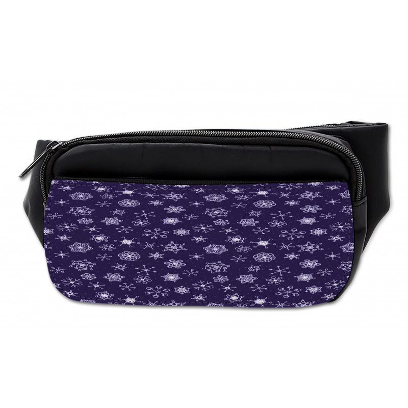 Purple Monochrome Motifs Bumbag