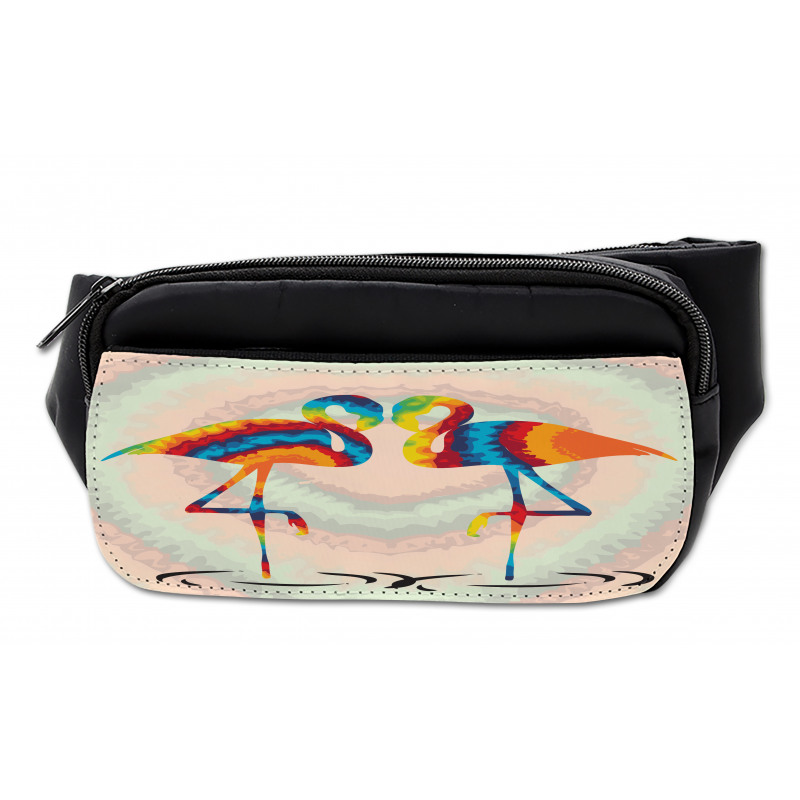 Valentines Funky Birds Bumbag