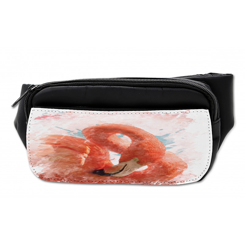 Exotic Bird Watercolor Bumbag