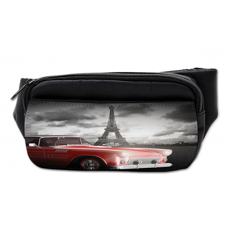 Vintage Car and Eiffel Bumbag