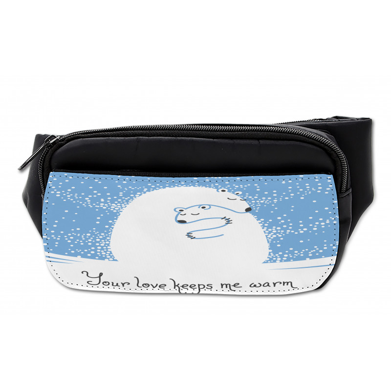 Polar Bear Mother Baby Bumbag