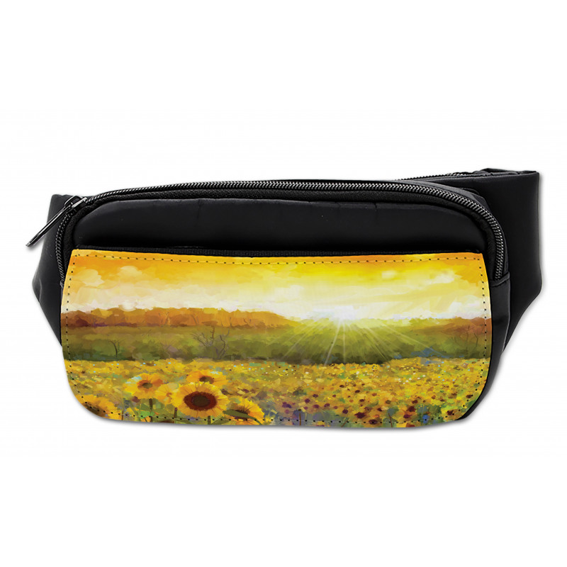 Golden Sunflower Field Bumbag