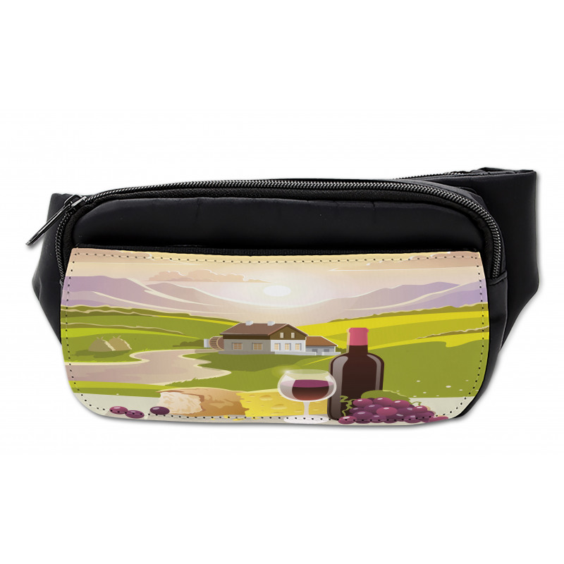 French Countryside Scene Bumbag