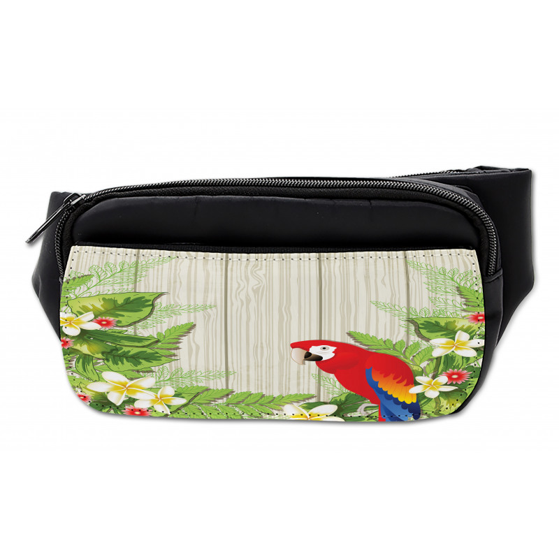 Flowers Parrot Bumbag