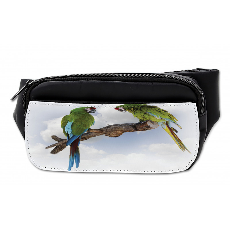 2 Parrot Macaw Bird Bumbag