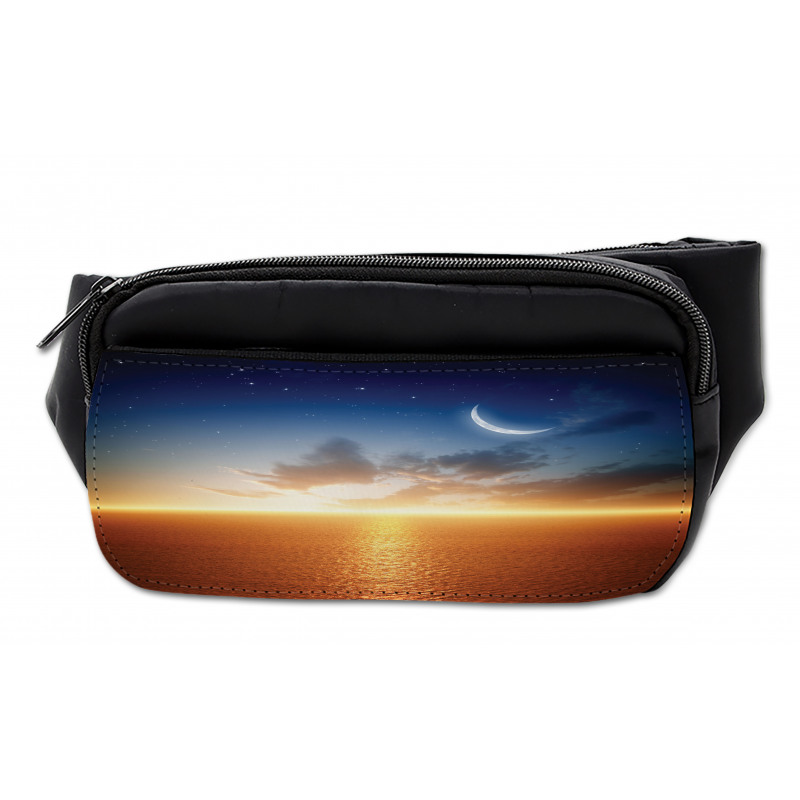 Sunset Sky Moon Stars Bumbag