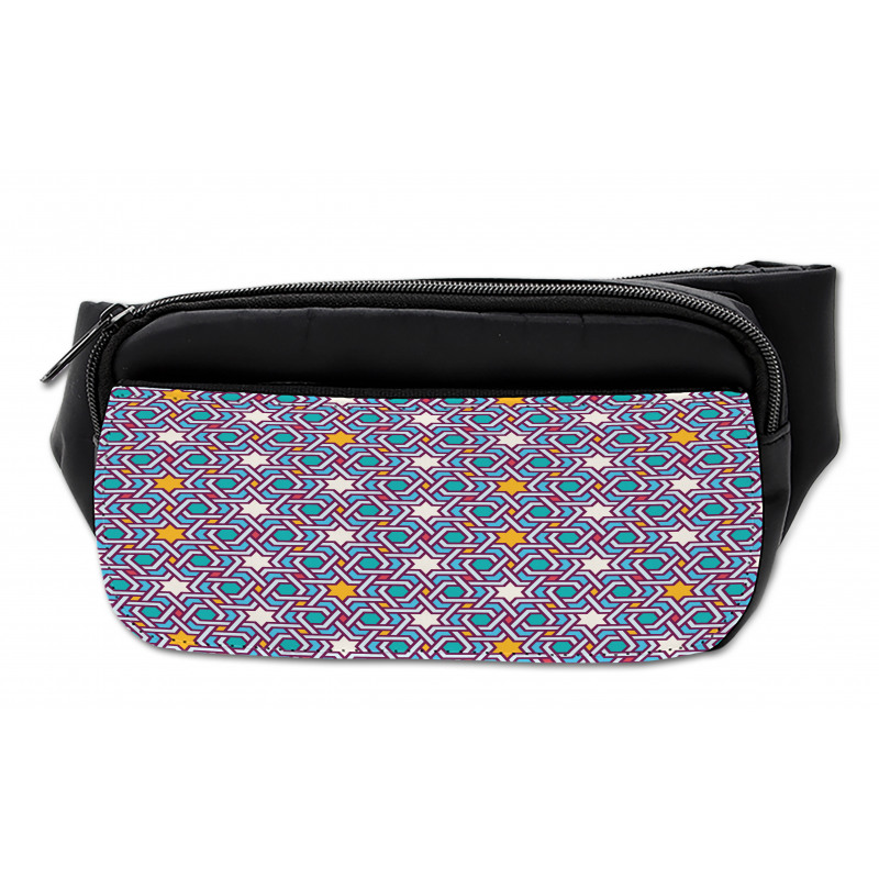 Geometric Stars Lines Bumbag