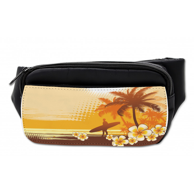 Surfer Tropical Landscape Bumbag