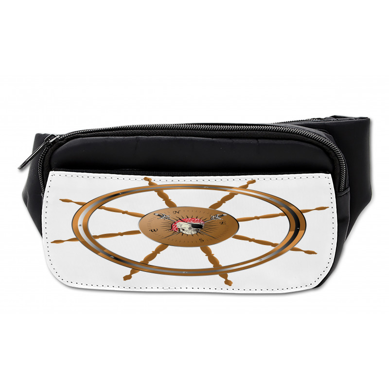 Pirate Sea Ship Wheel Bumbag