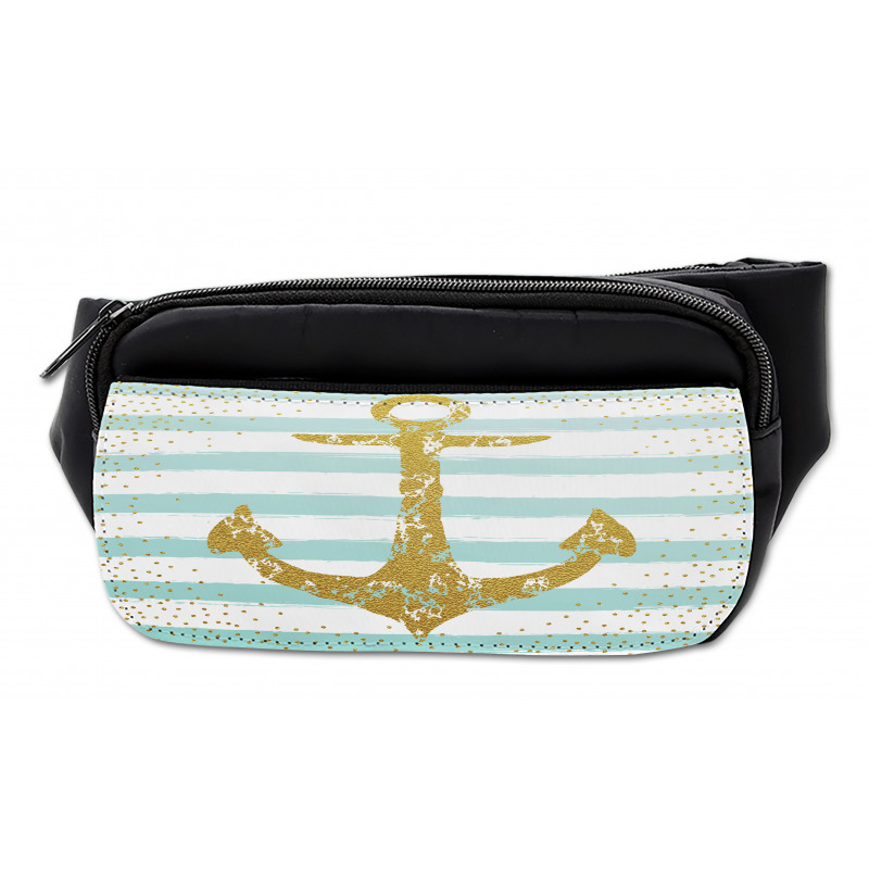 Marine Golden Anchor Bumbag