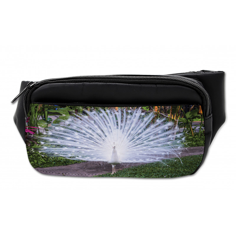 Tropical Garden Feather Bumbag