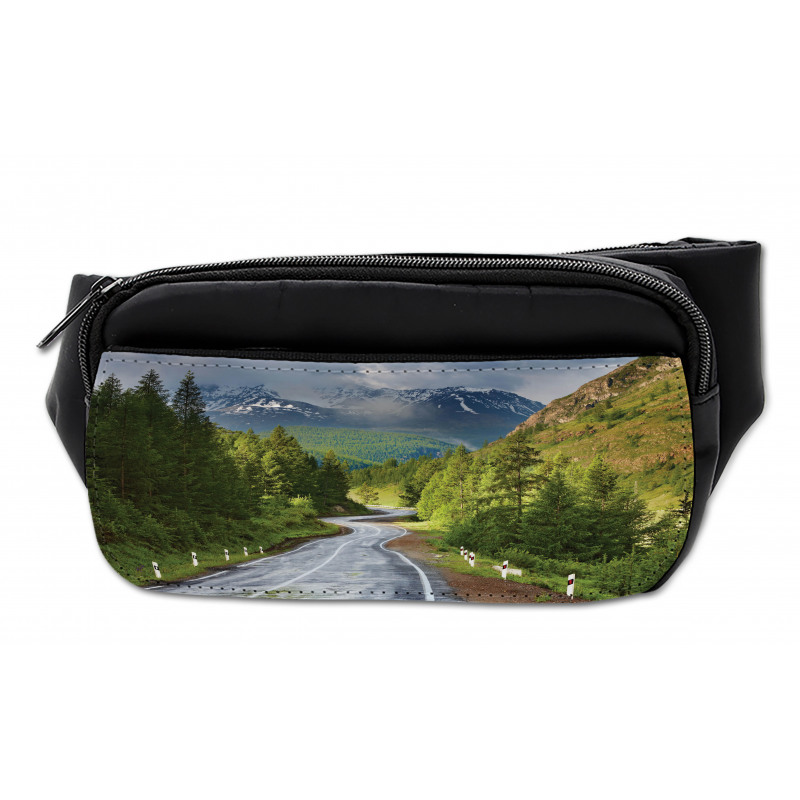 Mountain Landscape Road Bumbag