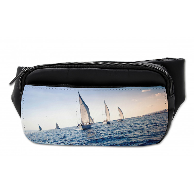 Racing Sport Sailboats Bumbag