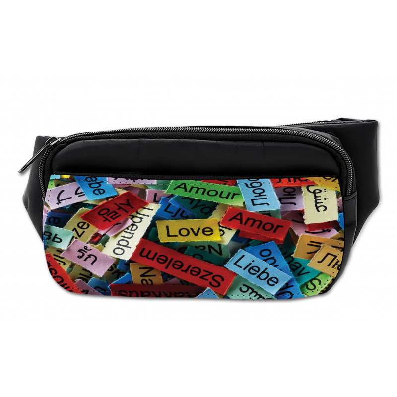 Words Composition Love Bumbag