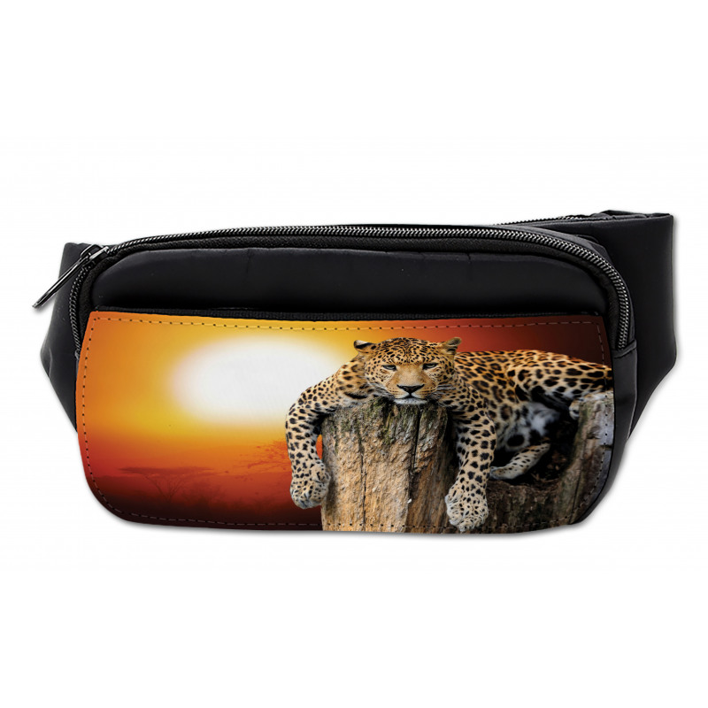 Safari Leopard on Tree Bumbag