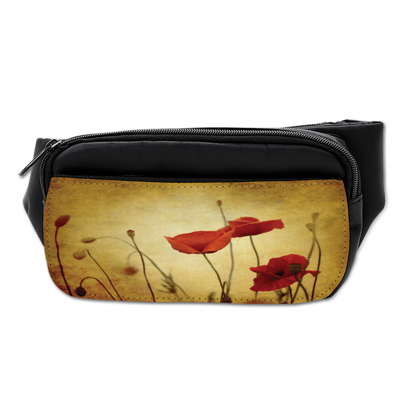 Poppy Flowers Bohemian Bumbag