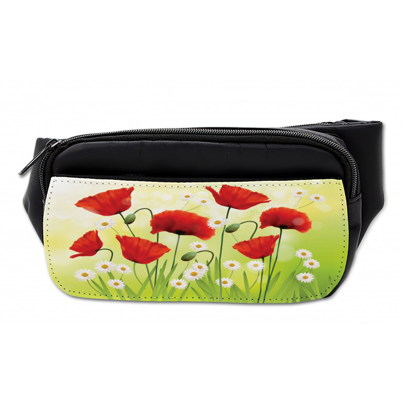 Floral Chamomile Poppy Bumbag