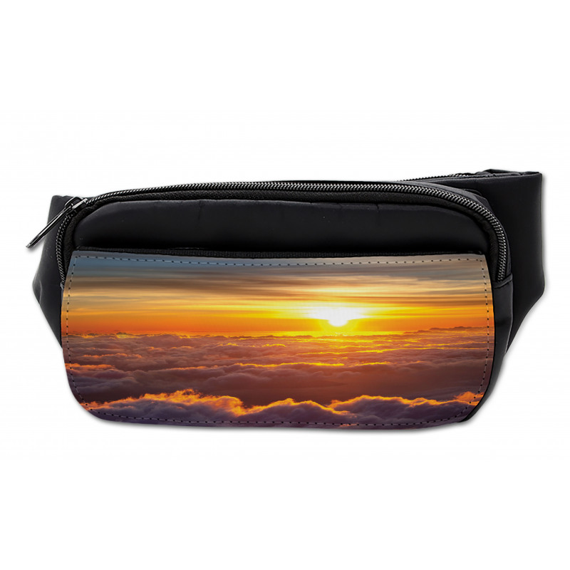 Sunset Scene on Clouds Bumbag