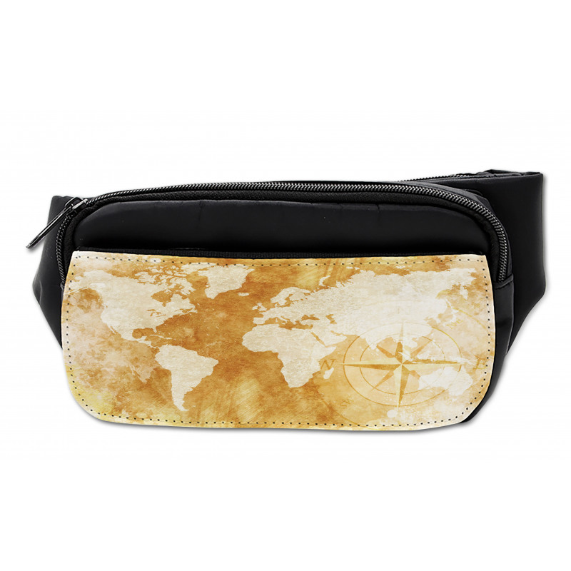 Old Fashioned World Map Bumbag
