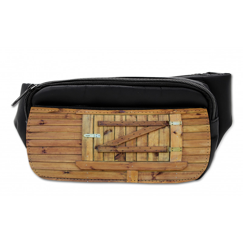 Grunge Wooden Shutters Bumbag