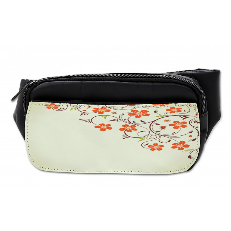 Ladybugs Flowers Spring Bumbag