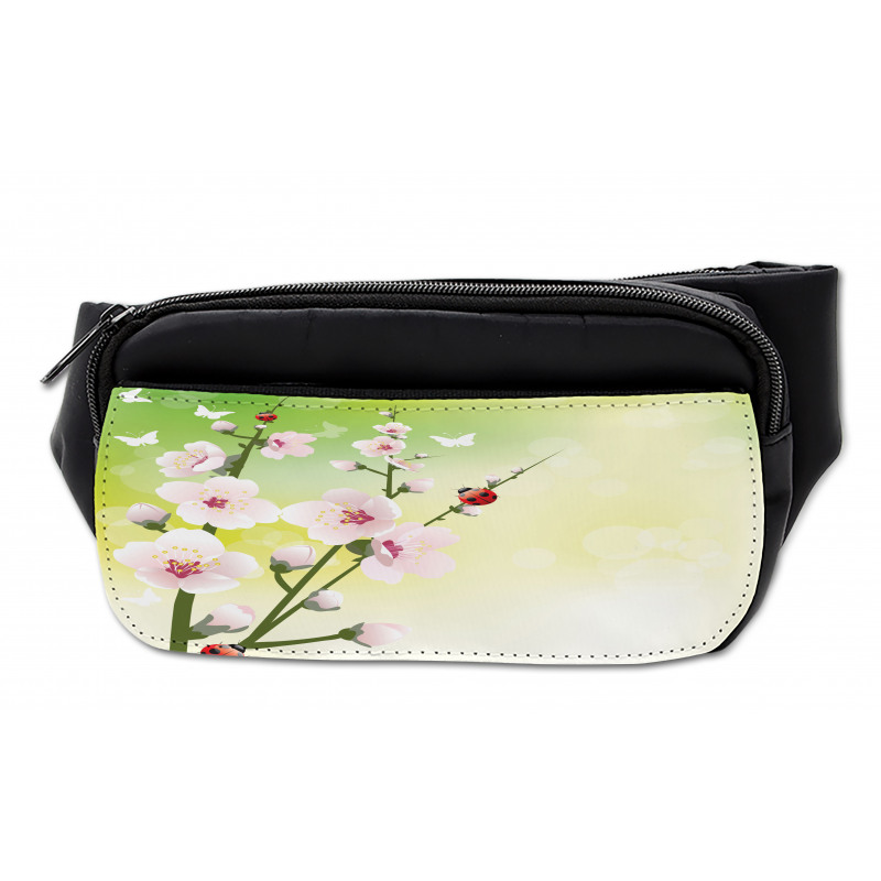 Blossoms Ladybugs Spring Bumbag