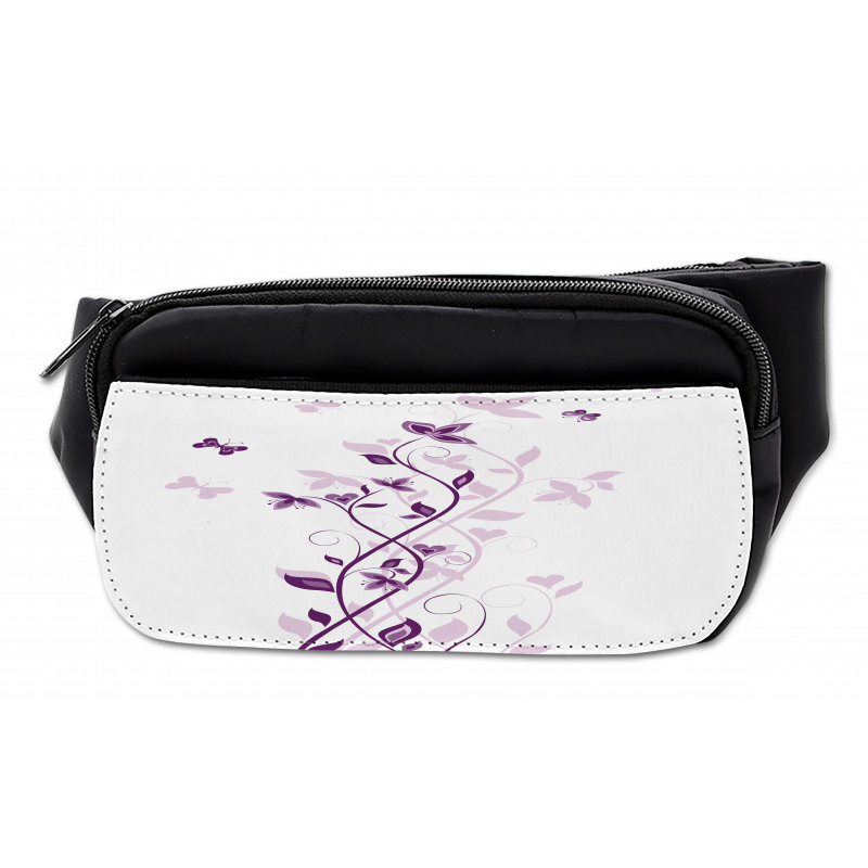 Violet Tree Blossoms Bumbag