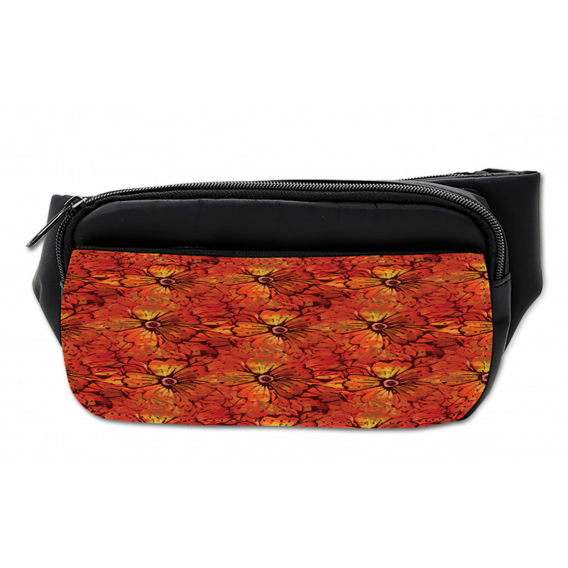 Grungy Flower Romantic Bumbag