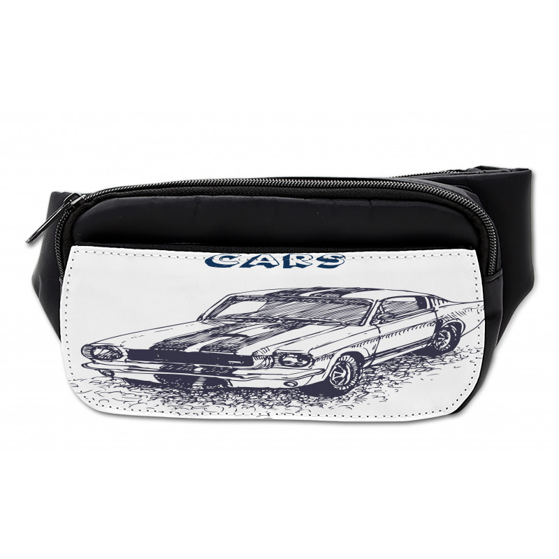 Sports Car Grunge Bumbag