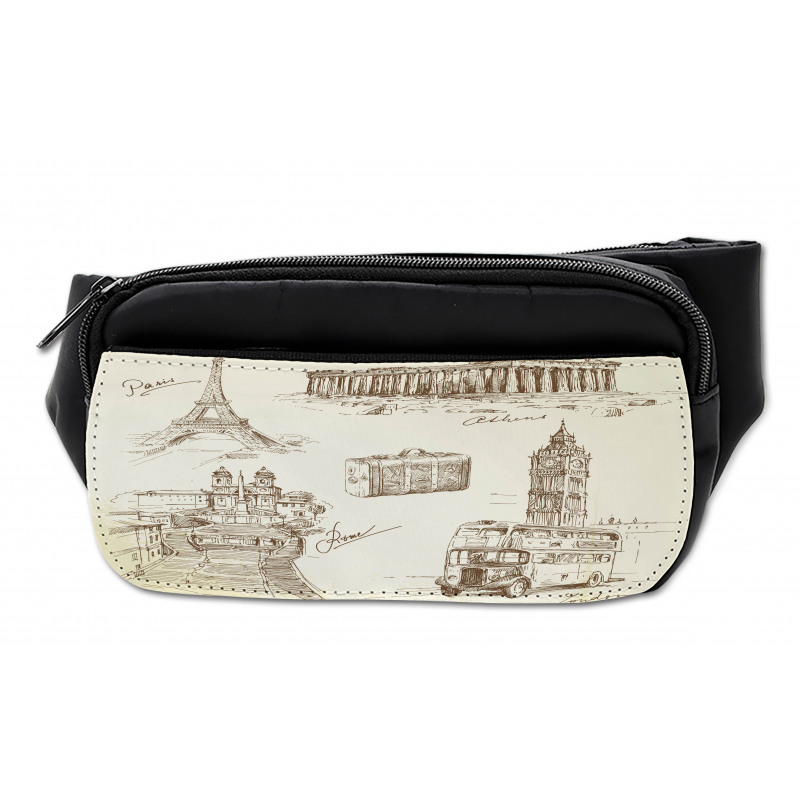 Travel over Europe Bumbag