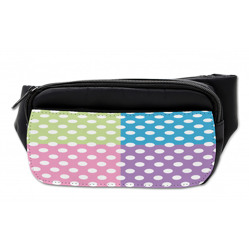 Polka Dots Patchwork Bumbag