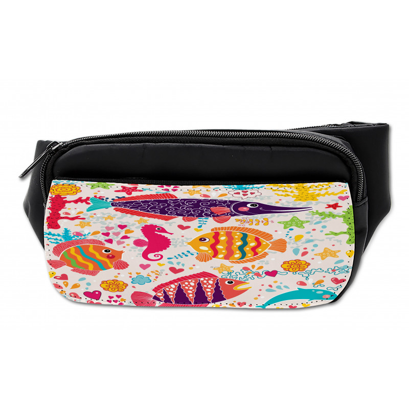 Cartoon Underwater Fish Bumbag