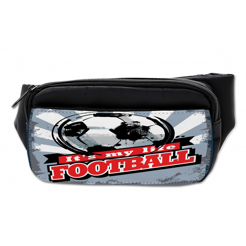 Grungy Football Pop Art Bumbag