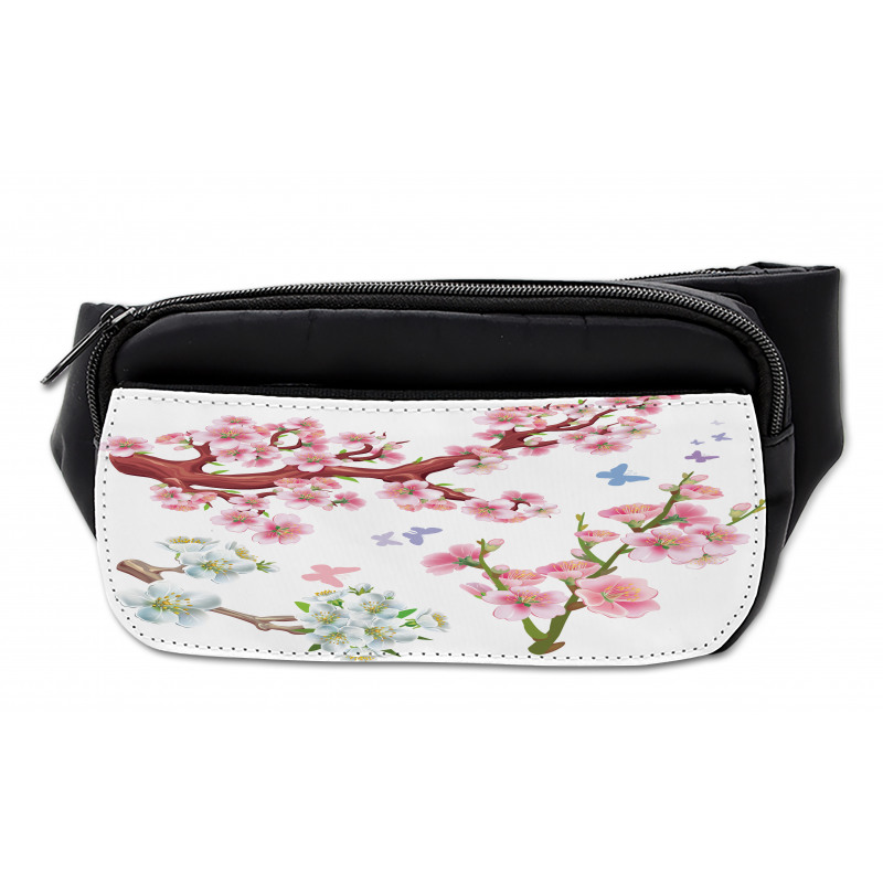 Vivid Flowering Branch Bumbag