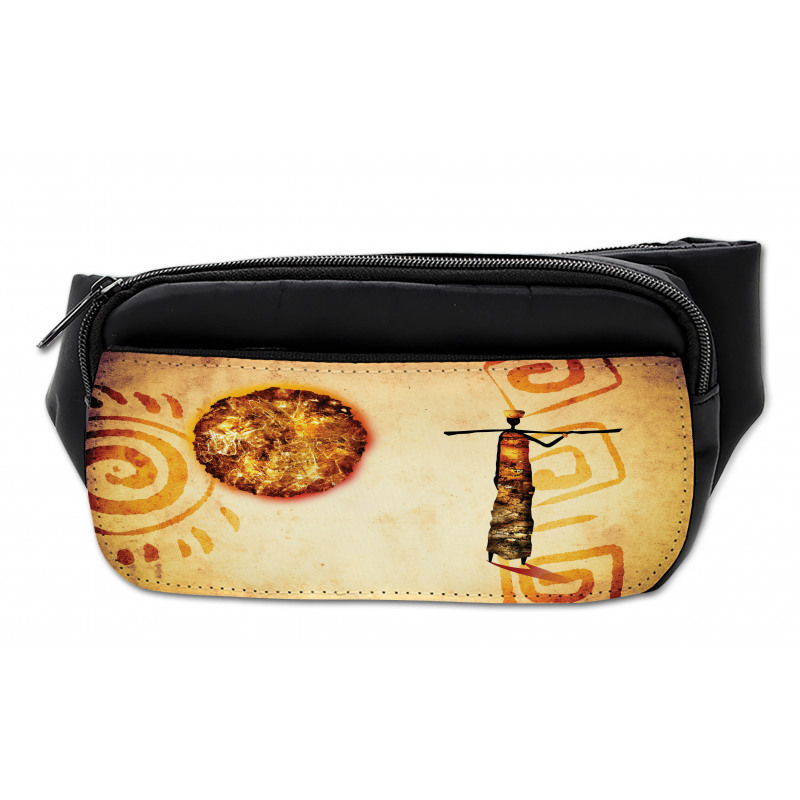 Brown Tribe Art Bumbag