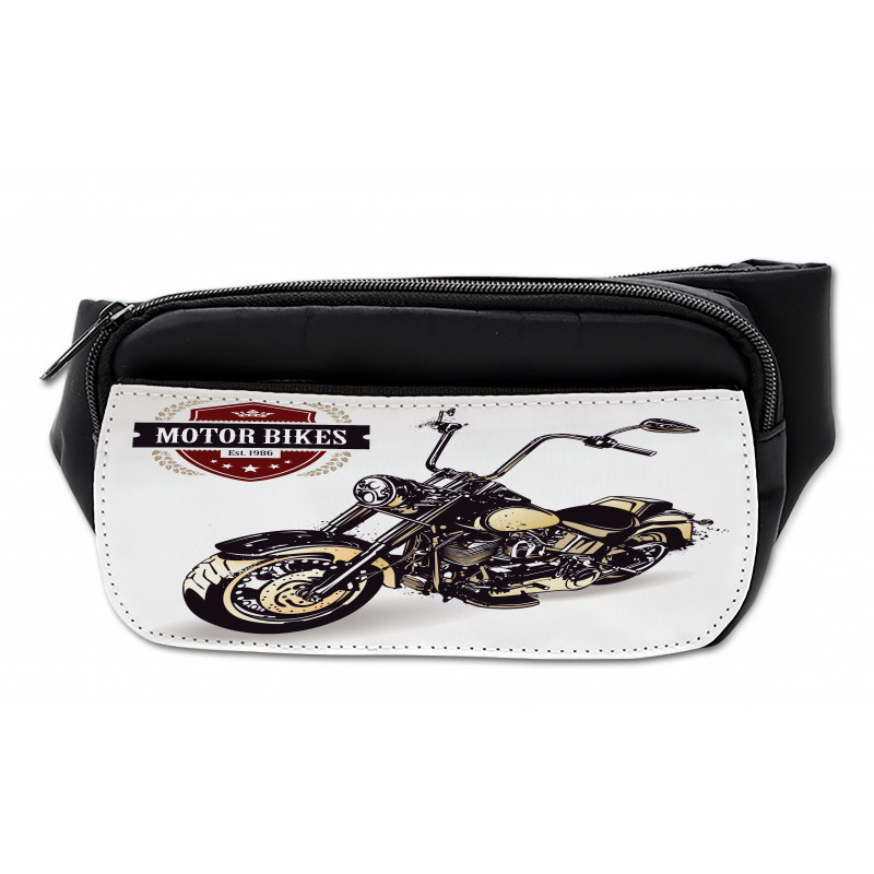 Old Classic Motorcycle Bumbag