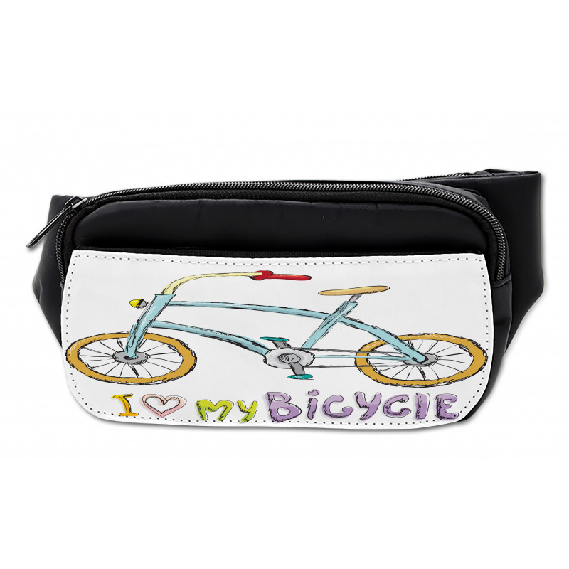 Bicycle Kids Love Words Bumbag