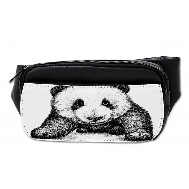 Baby Panda Bear Sketch Bumbag