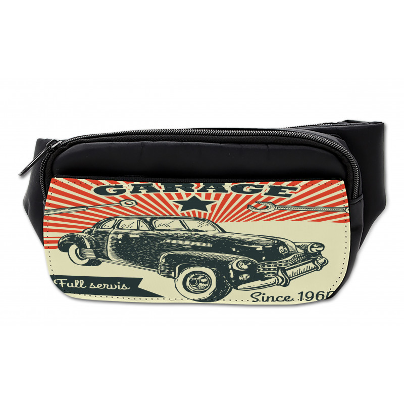 60's Retro Car Pop Art Bumbag