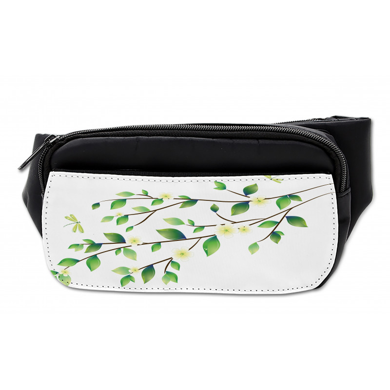 Flower and Dragonflies Bumbag