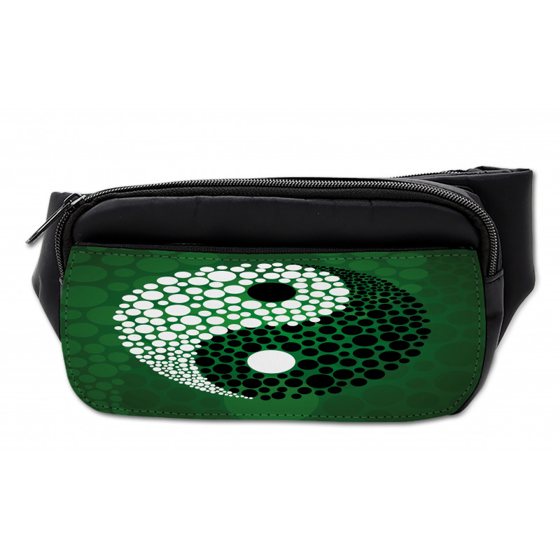 Ying Yang Green Harmony Bumbag