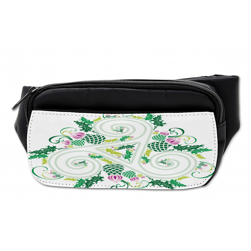 Celtic Curved Lines Art Bumbag