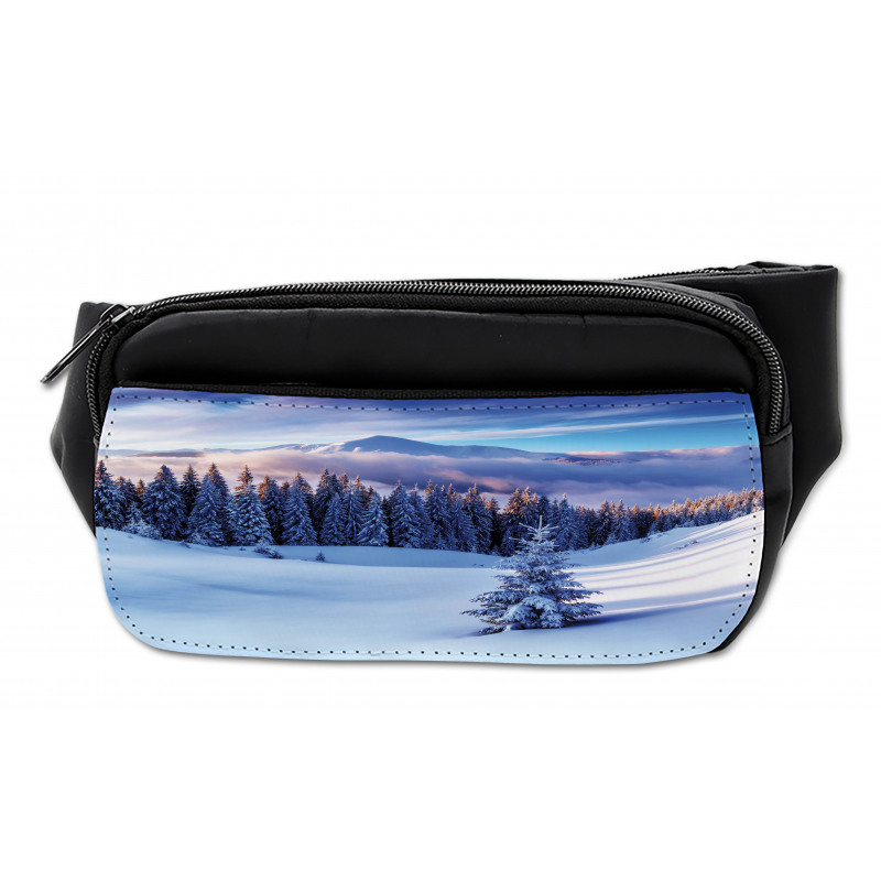 Mountain Peaks Snowy Bumbag