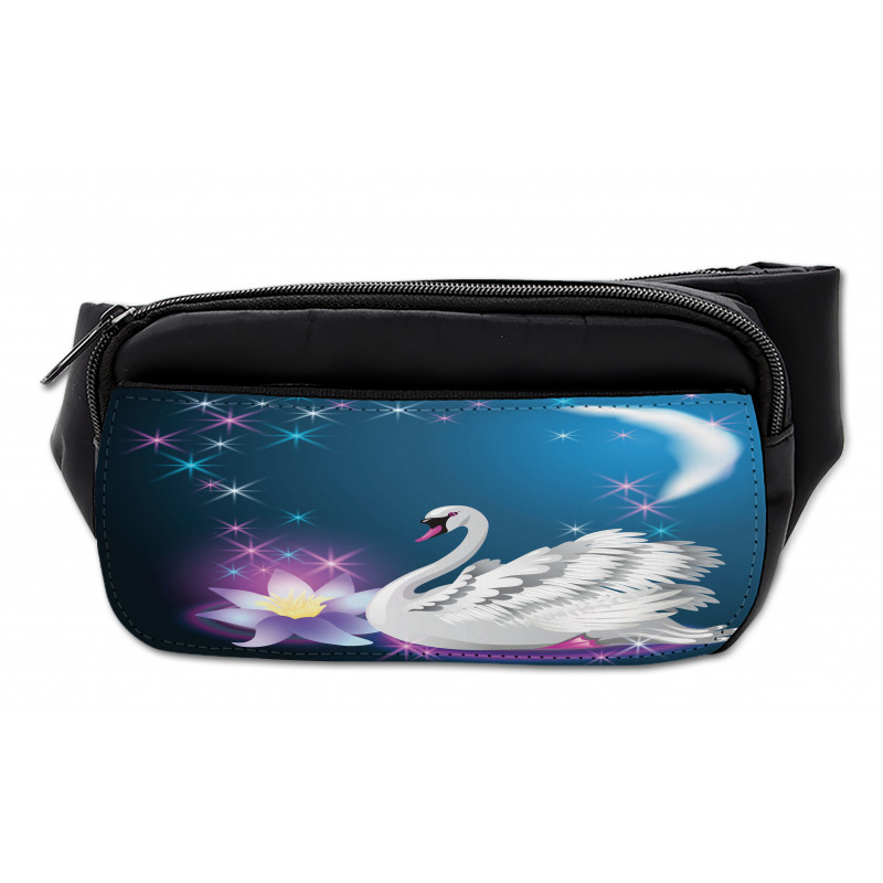 Magic Lily White Swan Bumbag