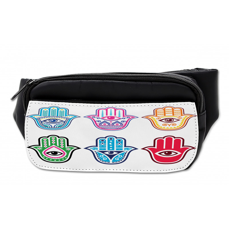 Colorful Hand Third Eye Bumbag