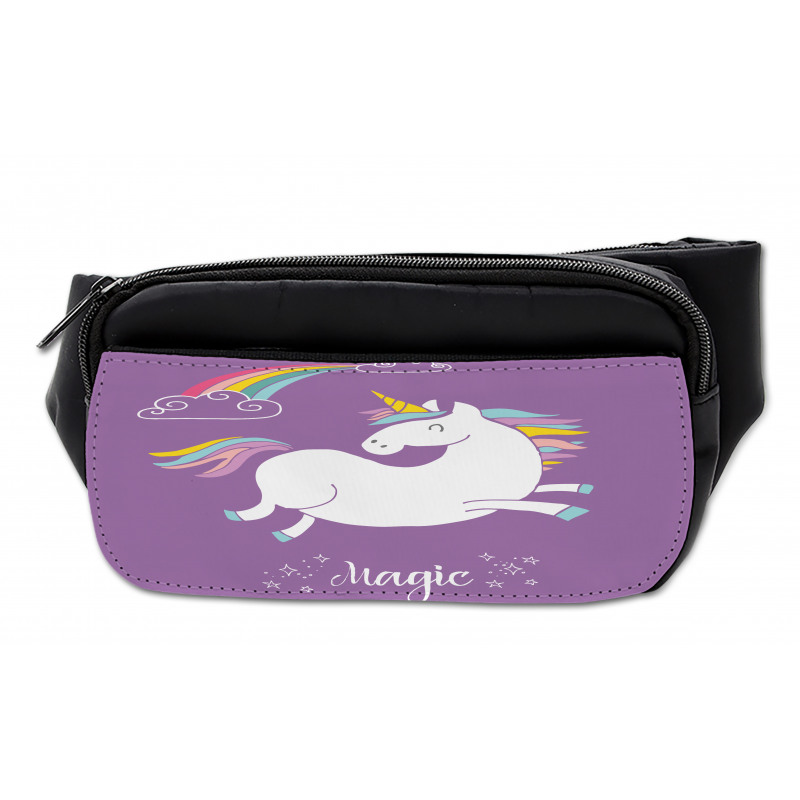 Purple Kids Rainbow Bumbag