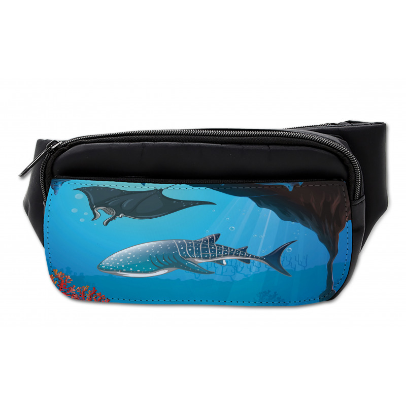 Swimming Shark Ocean Bumbag