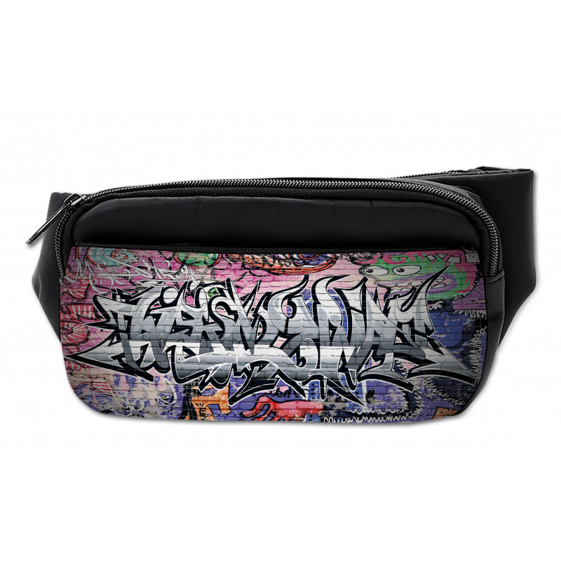 Graffiti Grunge Wall Art Bumbag