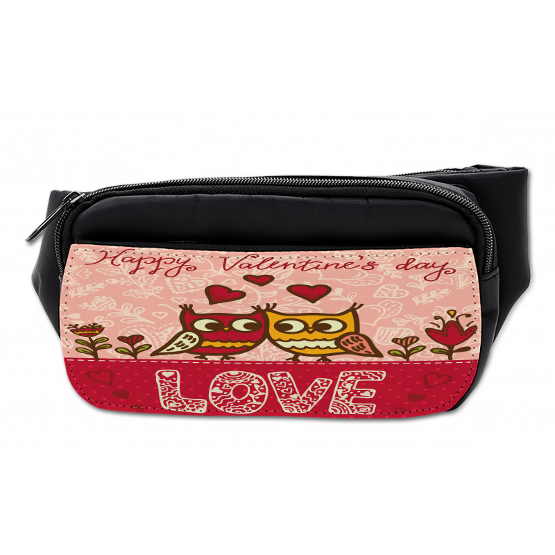 Owls Love Heart Bumbag