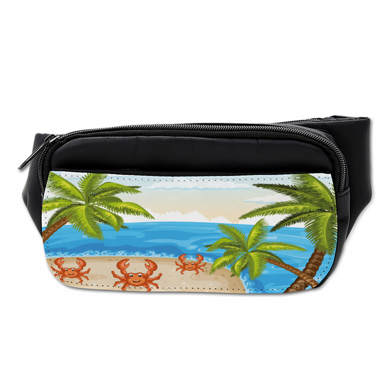 Palm Trees and Crabs Bumbag